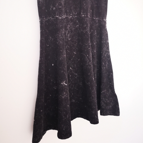 H&M Acid Wash A-line Skater Dress Grey - Picture 4 of 5